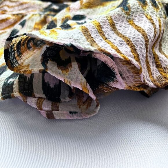 BASH CLAREN TIERED COLORFUL MIDI SKIRT - S - Picture 11 of 14